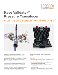 Thumbnail of document Data Sheet - Kaye Pressure Transducer